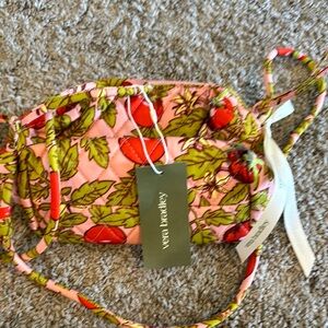 Vera Bradley Tomato Quilted Crossbody Bag